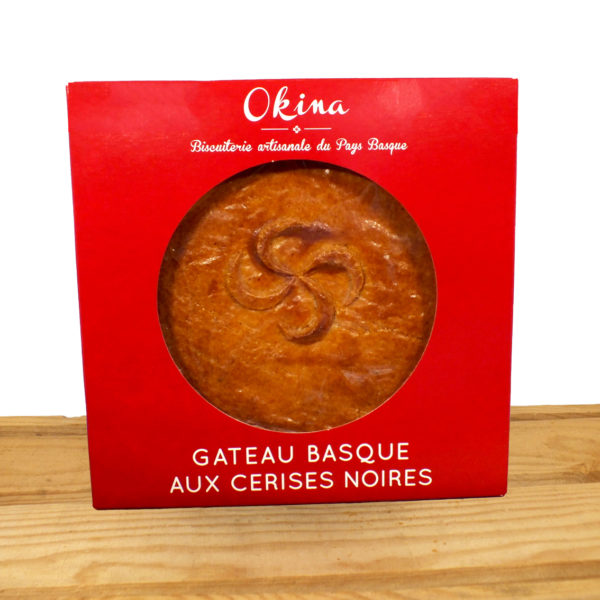 Gâteau basque à la cerise noire Okina