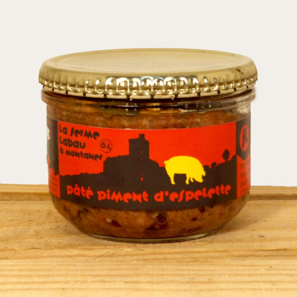 Pâté de porc au piment d'Espelette Labau